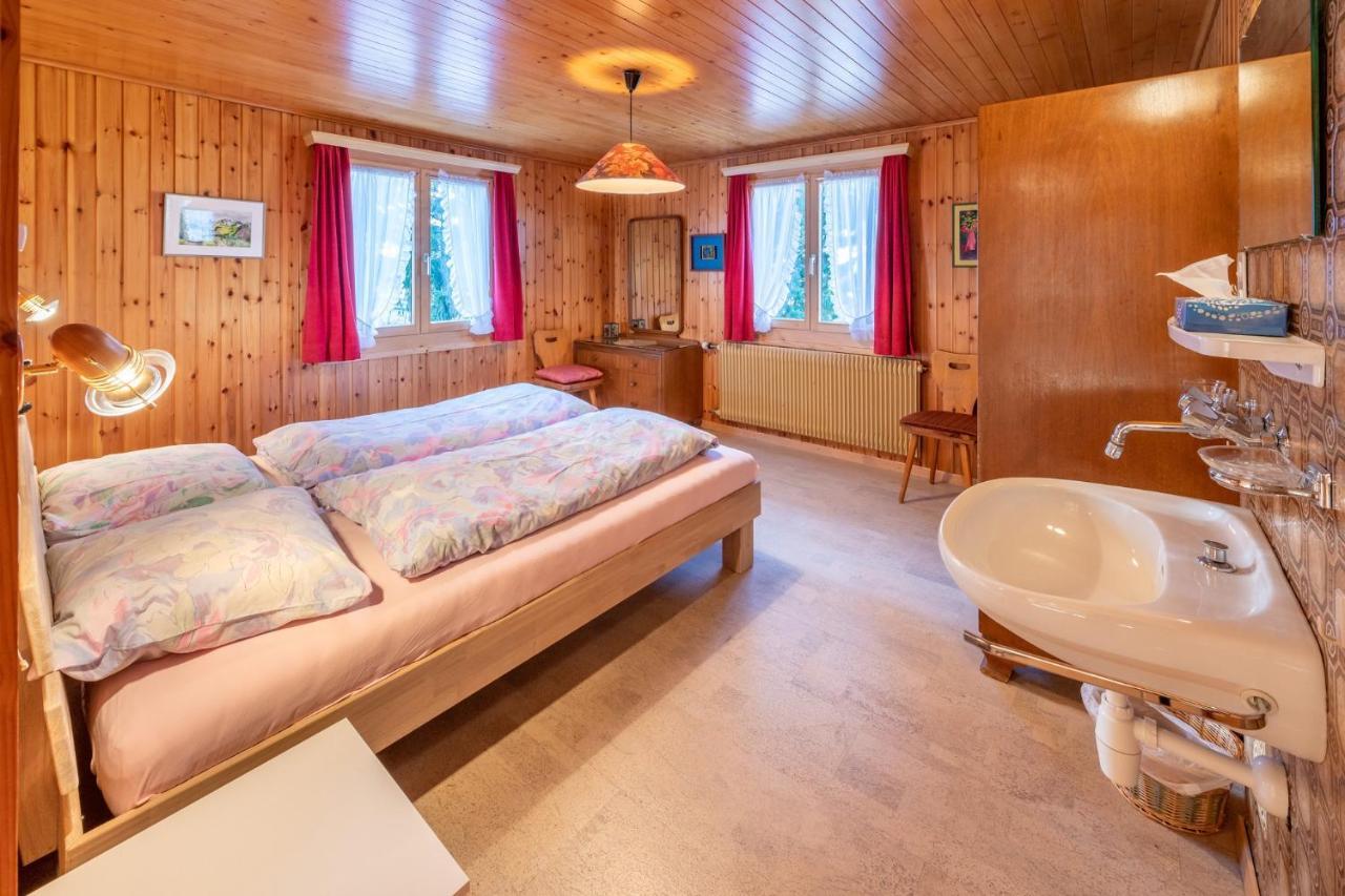 Chalet Bambi "Marchenhaft" Lägenhet Grächen Exteriör bild